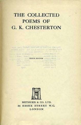 The Collected Poems of G K Chesterton PDF
