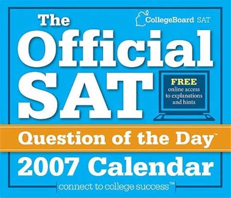 The College Board Official SAT Question of the Day 2007 Calendar PDF