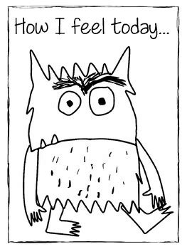 The Color Monster Template