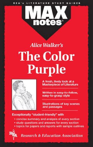 The Color Purple  (MAXNotes Literature Guides) PDF