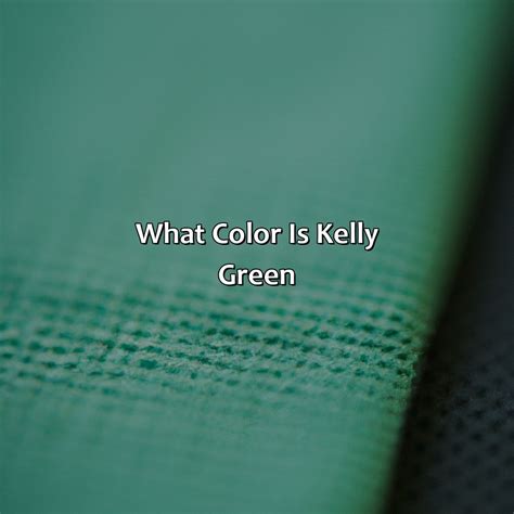 The Color Theory Behind Kelly Green