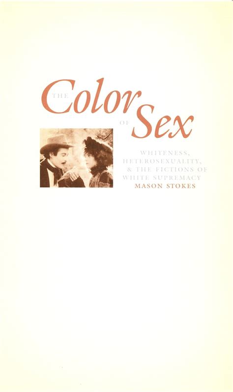 The Color of Sex Whiteness Epub