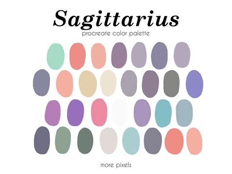 The Colour Palette of Sagittarius