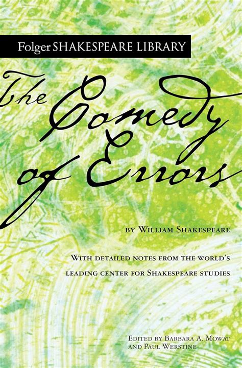 The Comedy of Errors Folger Shakespeare Library Epub