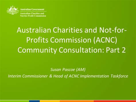 The Commissioner of Charities: A Guiding Force for the Non-Profit Sector