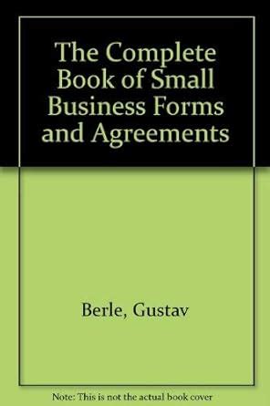 The Complete Book of Small Business Forms and Agreements PDF