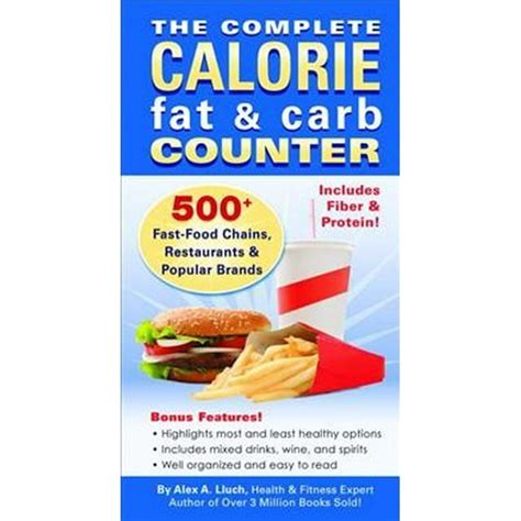 The Complete Calorie Fat and Carb Counter Kindle Editon