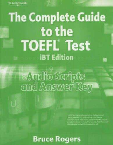 The Complete Guide to the TOEFL Test iBT Audio Script and Answer Key Epub