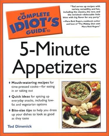 The Complete Idiot s Guide to 5-Minute Appetizers Epub