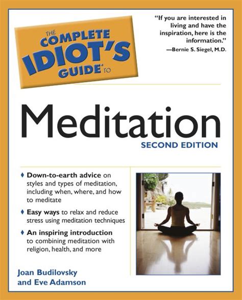 The Complete Idiot s Guide to Meditation 2nd Edition Epub