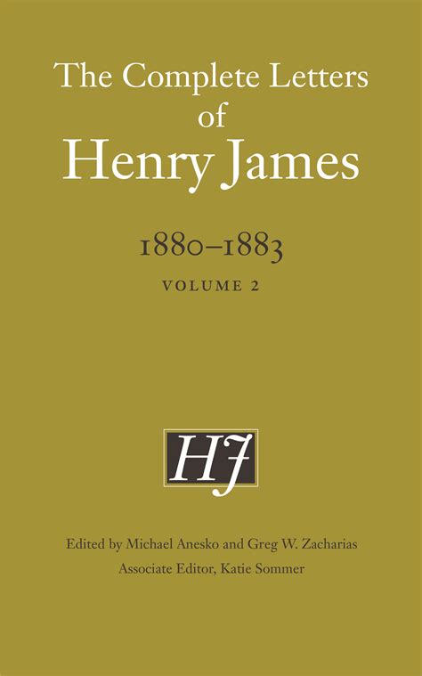 The Complete Letters of Henry James Kindle Editon