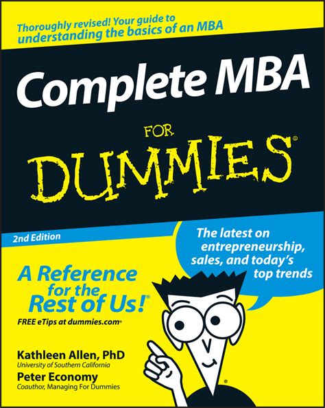 The Complete MBA for Dummies Epub