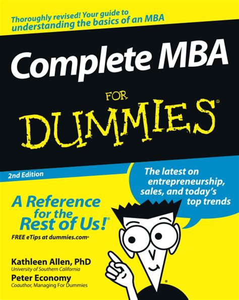 The Complete MBA for Dummies Epub