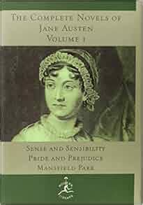 The Complete Novels of Jane Austen Vol 1 Sense and Sensibility Pride and Prejudice Mansfield Park Kindle Editon