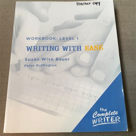 The Complete Writer Level 1 Workbook for Writing with Ease PDF