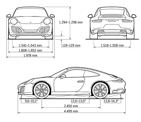 The Comprehensive Guide to Porsche Car Dimensions in Feet