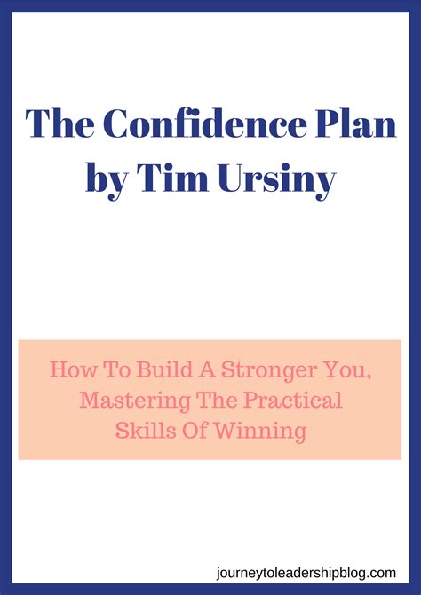 The Confidence Plan How to Build a Stronger You : Mastering the Practical Skills of Winning Kindle Editon