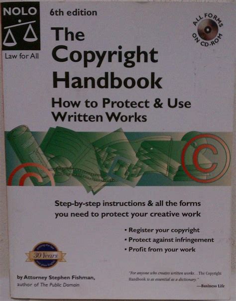 The Copyright Handbook How to Protect and Use Written Works with CDROM with CDROM Reader
