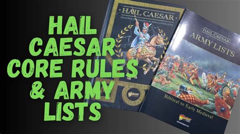 The Core Principles of Hail Caesar