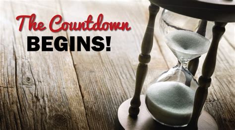 The Countdown to [Event or Occasion] Begins