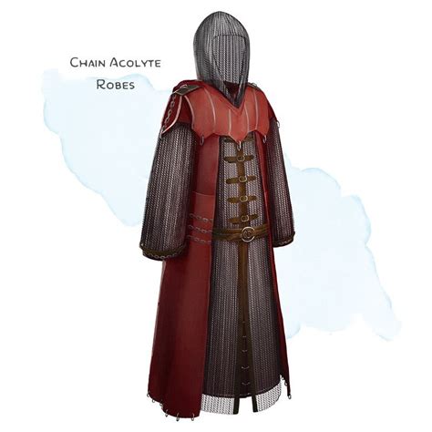 The Crimson Embrace: Acolyte Robes - A Symbol of Spiritual Enchantment