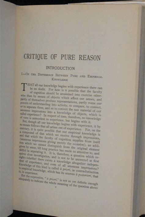 The Critique of Pure Reason translated by J M D Meiklejohn PDF