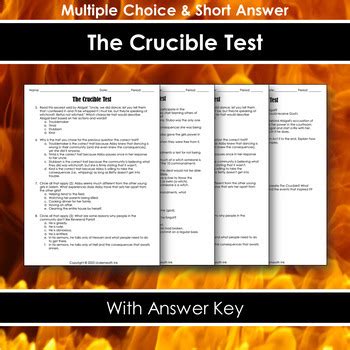 The Crucible Final Test Answers Doc