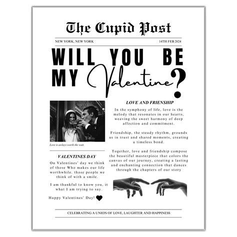 The Cupid Post Newspaper Template