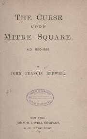 The Curse Upon Mitre Square Ebook Kindle Editon