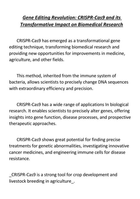 The Cutting-Edge of Healthcare: RP Biomedical Science and Its Transformative Impact