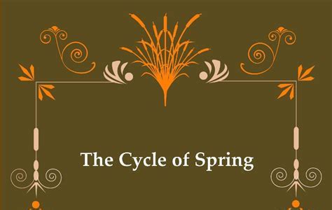 The Cycle of Spring Classic Reprint Doc