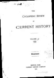 The Cyclopedic Review of Current History Volume 12 Doc