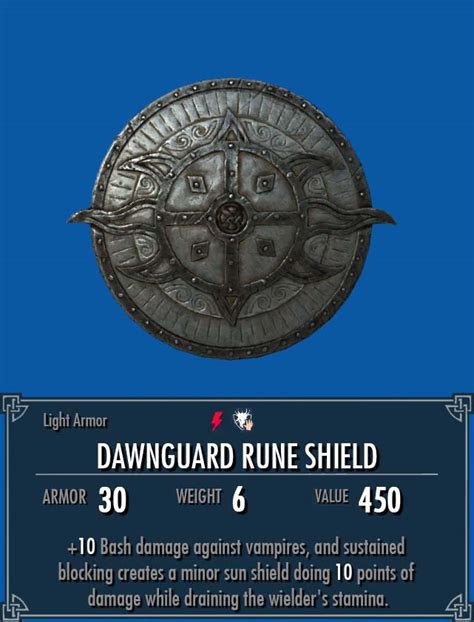 The Dawnguard Rune Shield: An Overview