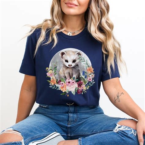 The Debonair Ferret: Unleash Your Inner Charm with an Enchanting Ferret T-Shirt