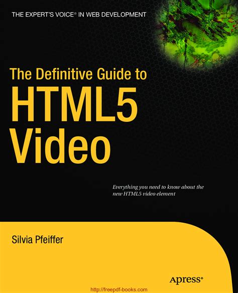 The Definitive Guide to HTML5 Video Epub