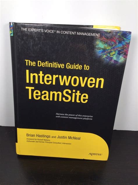 The Definitive Guide to Interwoven TeamSite 1st Edition Reader