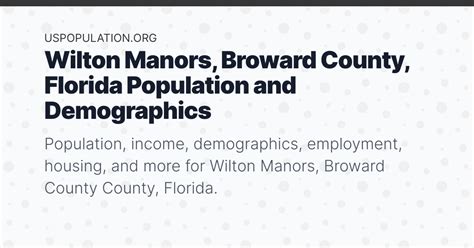 The Demographics of Wilton Manors