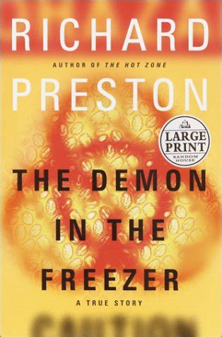 The Demon in the Freezer Random House Large Print Reader