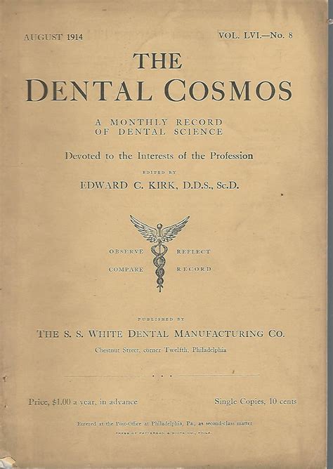 The Dental Cosmos Volume 37 Epub