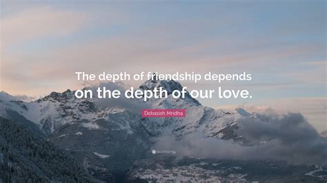 The Depth of Our Love