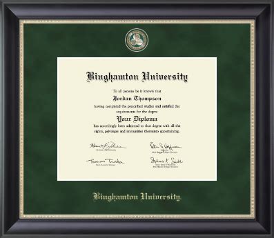 The Design of a Genuine Binghamton University Diploma