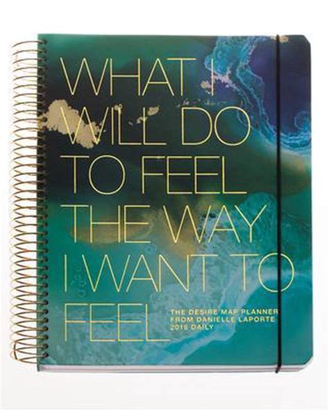 The Desire Map Planner from Danielle LaPorte 2018 Daily Teals and Gold Reader
