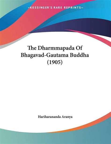 The Dharmmapada of Bhagavad-Gautama Buddha Doc