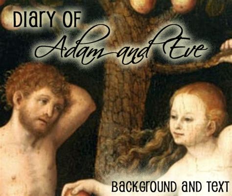 The Diaries of Adam and Eve Humorous Account of the First People PDF