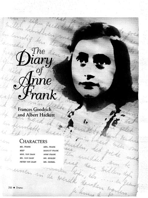 The Diary Of Anne Frank Play Script Pdf PDF