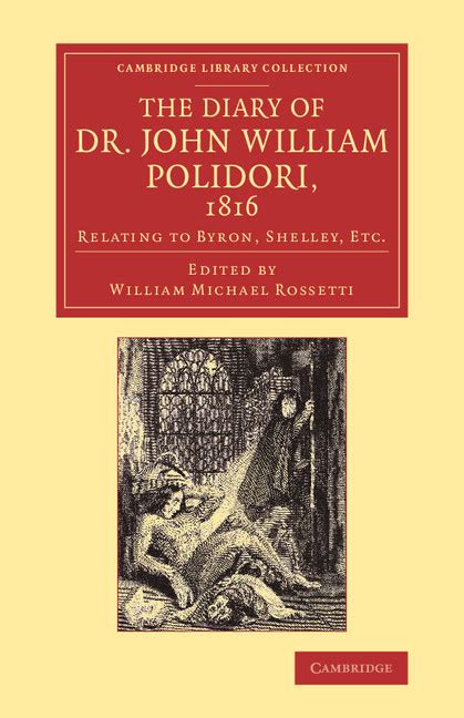 The Diary of Dr John William Polidori 1816 Relating to Byron Shelley Etc Cambridge Library Collection Literary Studies PDF