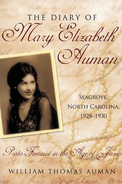 The Diary of Mary Elizabeth Auman PDF