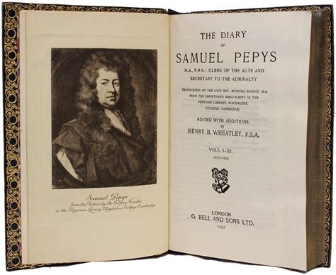 The Diary of Samuel Pepys Epub