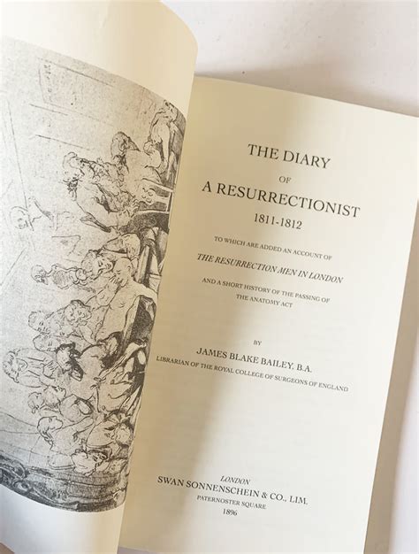 The Diary of a Resurrectionist Reader