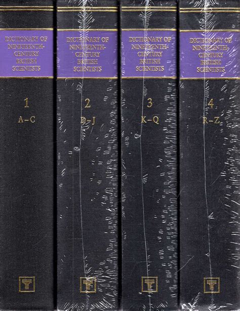 The Dictionary of Nineteenth-Century British Scientists 4 Vols. Kindle Editon